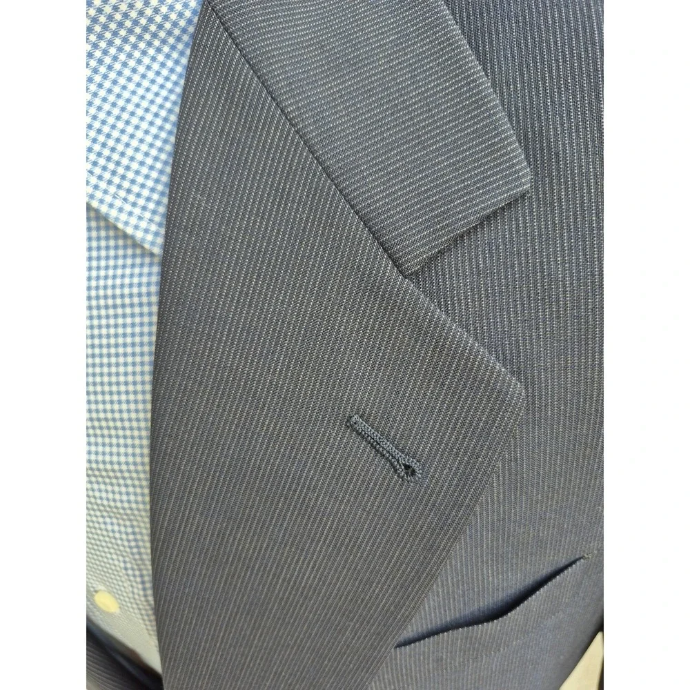 Canali for Bloomingdale's Navy Blue Pure Wool Sport Coat Italy 42 L Suit‎ Jacket
